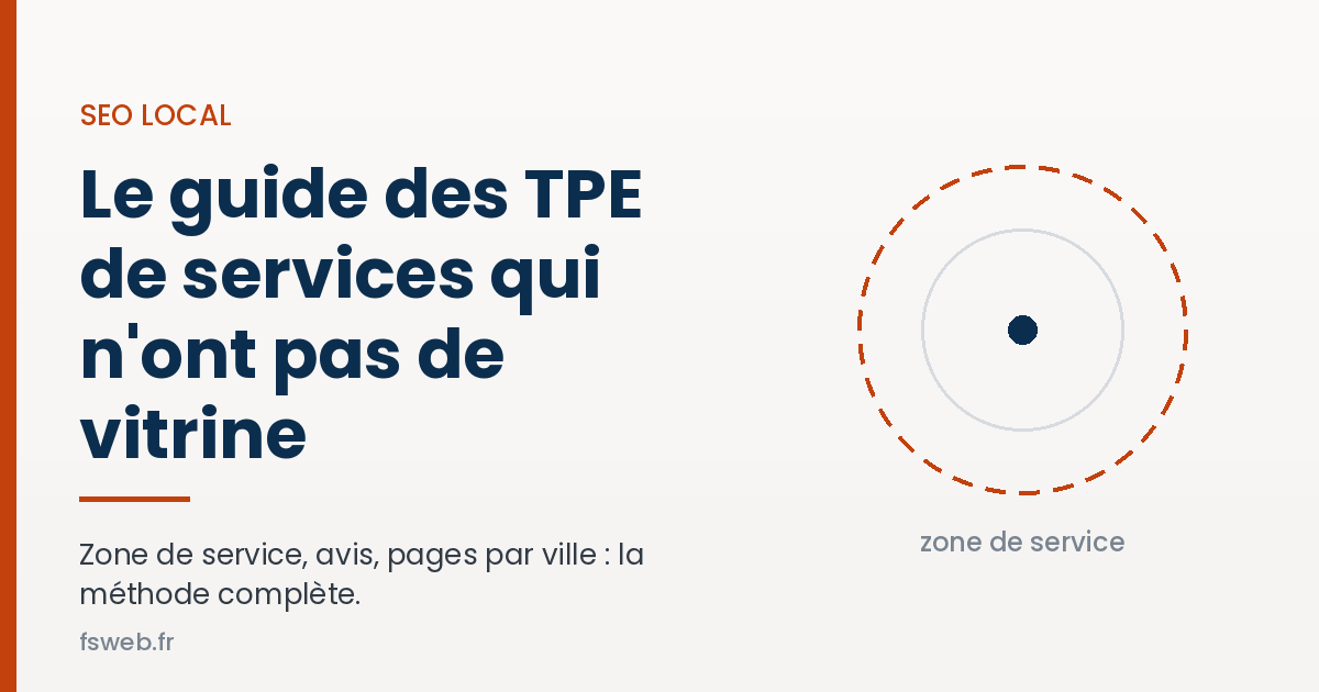 SEO local : le guide des TPE de services qui n'ont pas de vitrine